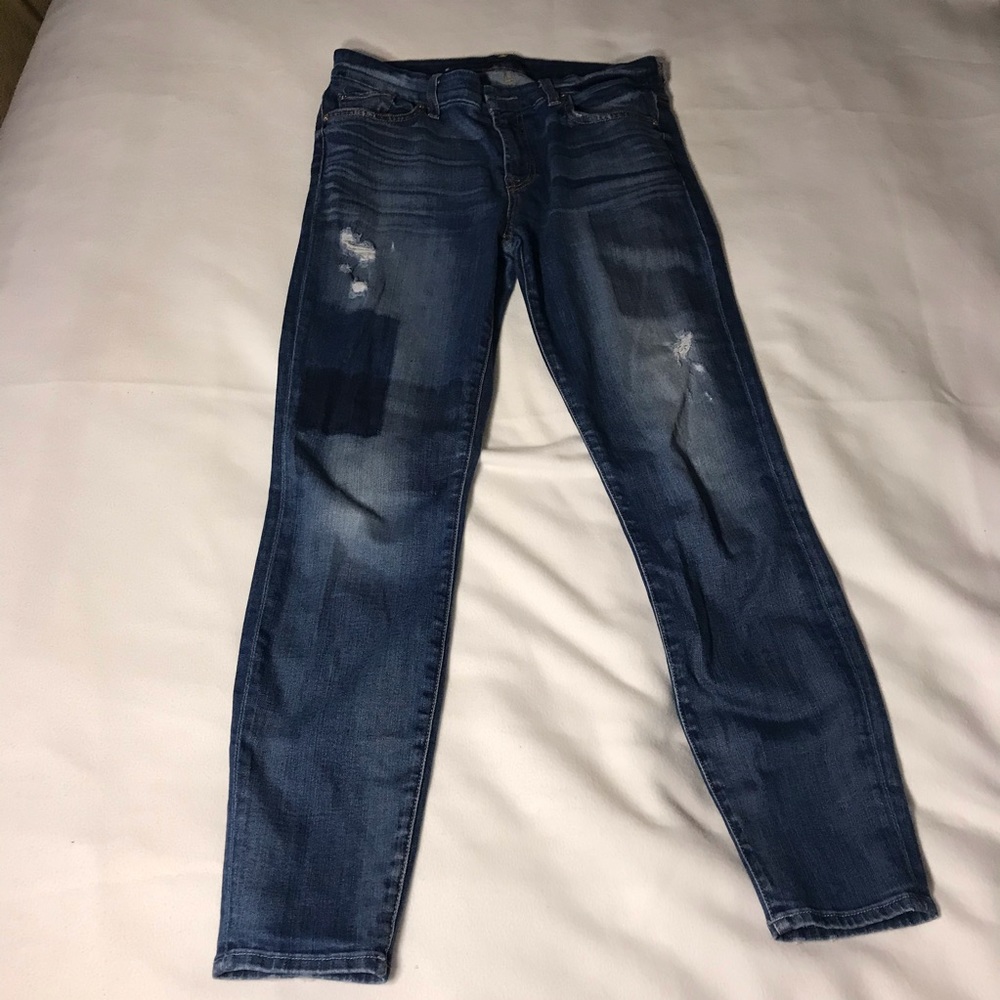 7 For All Mankind Patch look Ripped Jeans